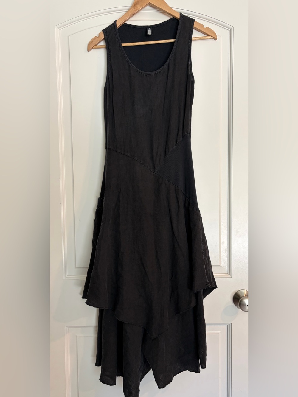 Inizio Italian Linen Sleeveless Tank Magic Dress Size S